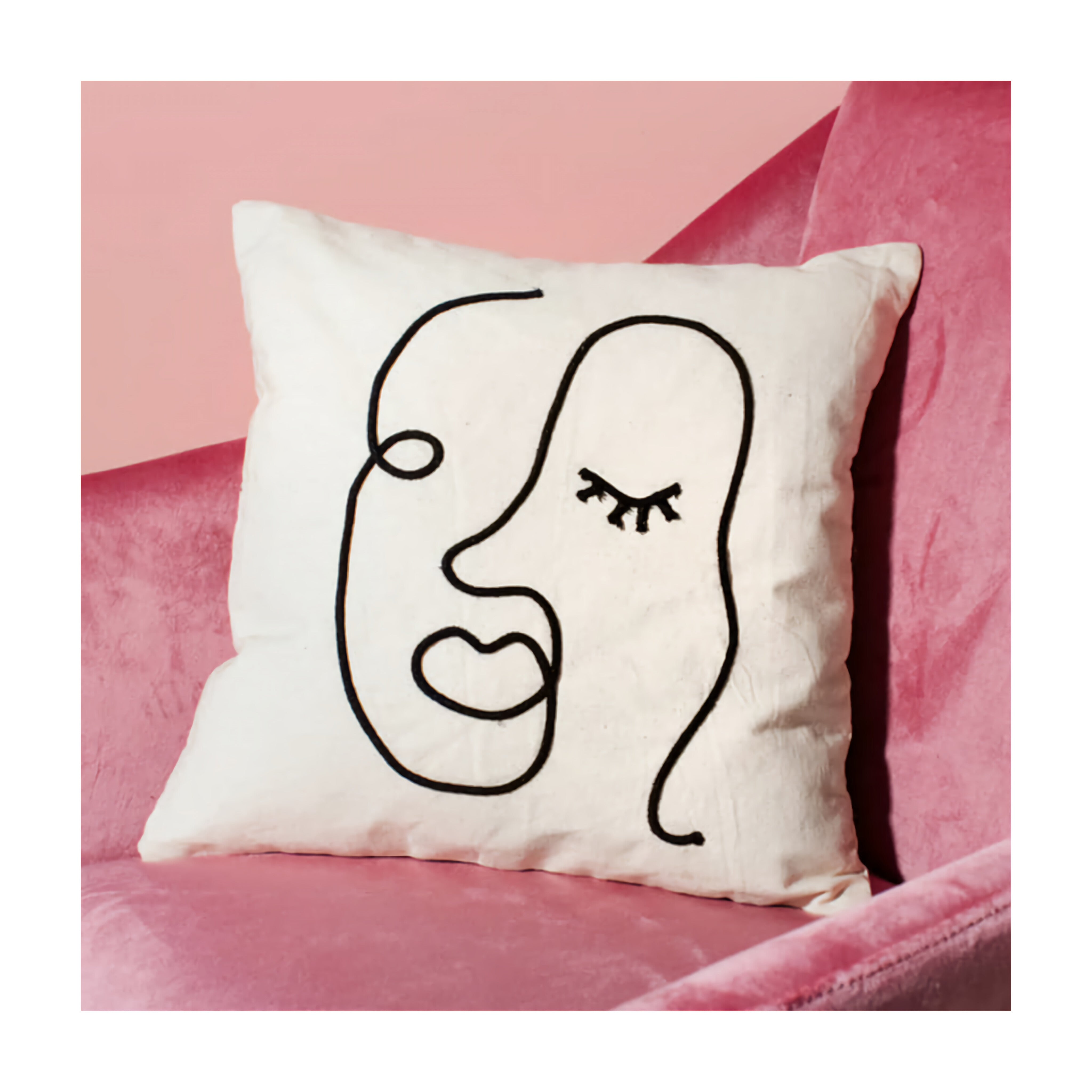 Face shop print cushion