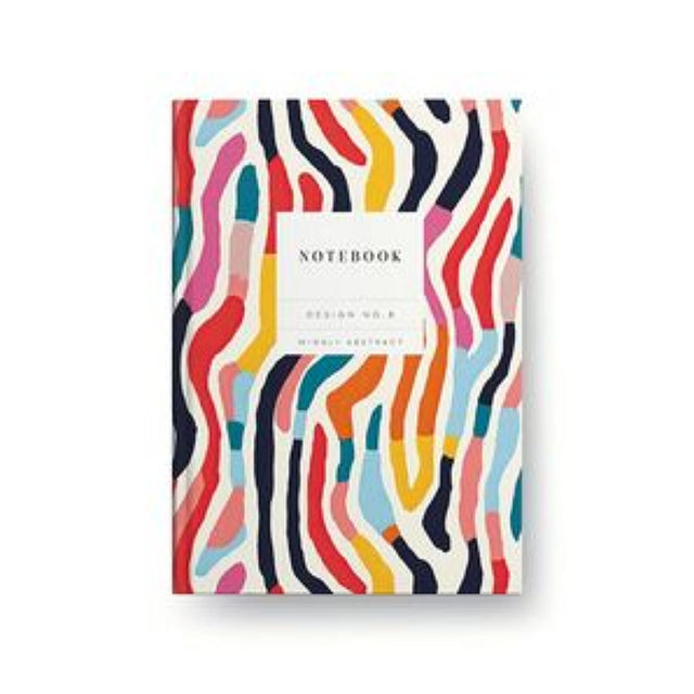 Wiggly Abstract Hardback Notebook