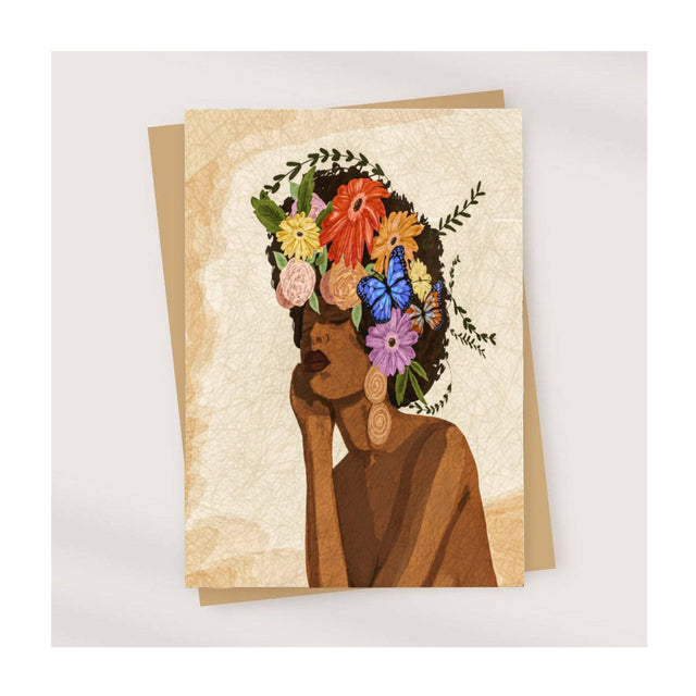 Dalila African Art Card