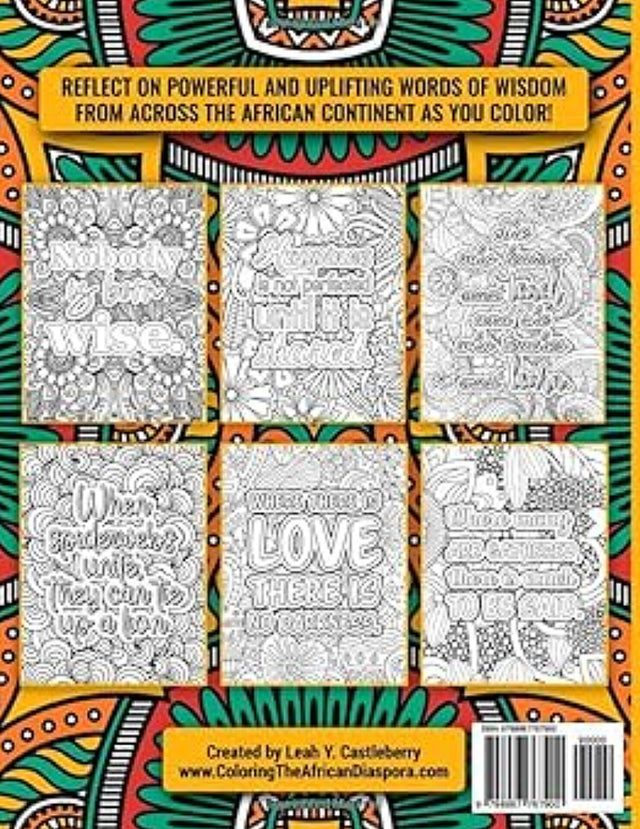 Colouring The African Diaspora - African Proverbs