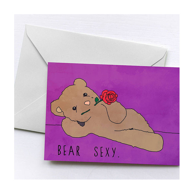 Bear Sexy Greeting Card