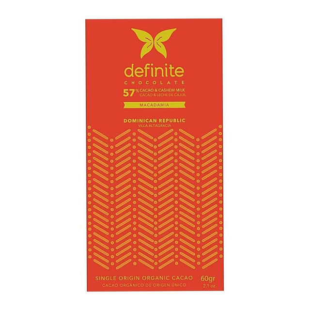 Single Origin Dark Chocolate - Villa Altagracia (57%) Macadamia and Cashew Milk