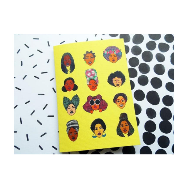 Black Hair Magic Greeting Card